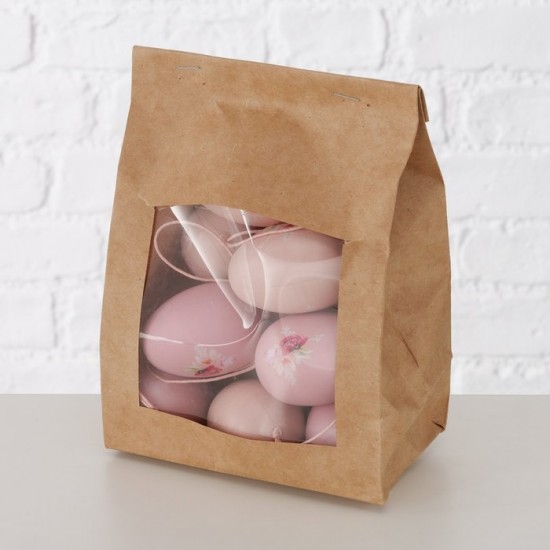 Flotte Æg 12 stk i rosa toner