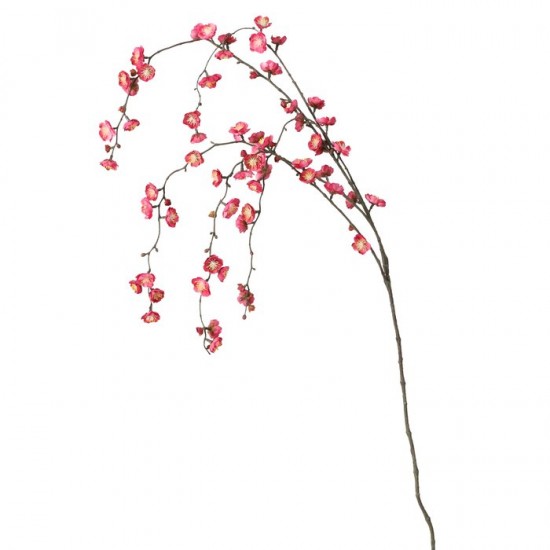 Kirsebærgren 120 cm rød - kunstig plante