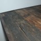 Super råt plankebord med jernramme og jern stel