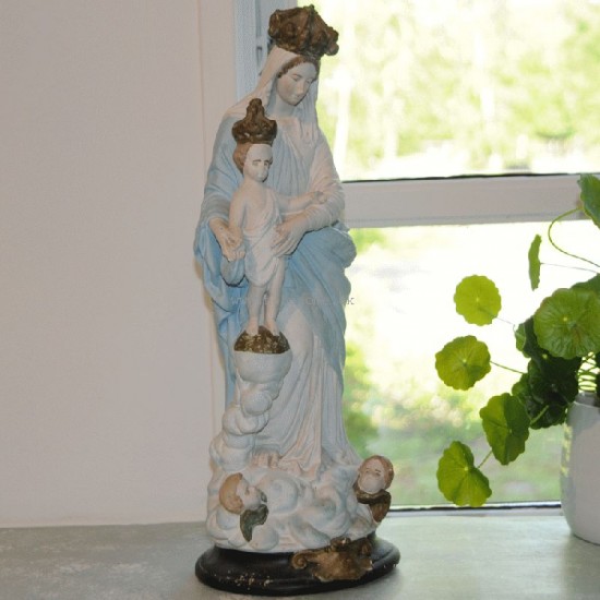 Smuk Gammel Stor Madonna figur 47 cm Smuk Gammel Stor Madonna figur 47 cm