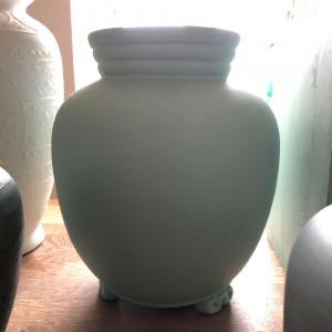 Stor flot Gulv Vase 30 cm - nymalet lysegrøn Stor flot Gulv Vase 30 cm - nymalet lysegrøn