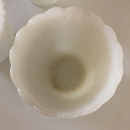 Krukke i Opaline glas pindsvinlook