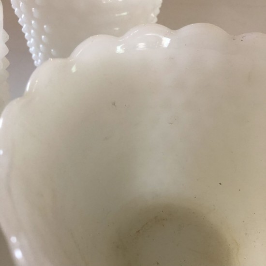 Krukke i Opaline glas pindsvinlook