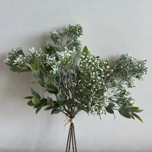 Bundt Kunstig blomster gren hvid 35 cm Bundt Kunstig blomster gren hvid 35 cm