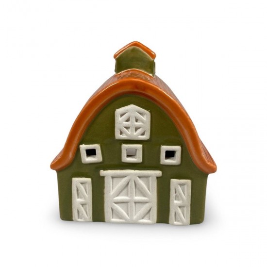 Lyshus Farmhouse grønt 12 cm