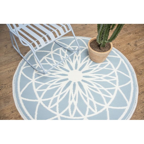 Terrasse tæppe Ø 150 cm Nautico