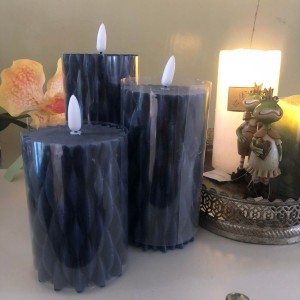 LED Bloklys 15 cm dark blue LED Bloklys 15 cm dark blue