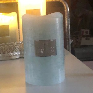 LED Bloklys 12 cm lysegrøn LED Bloklys 12 cm lysegrøn