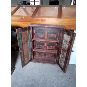 Unika Vægskab i genbrugstræ H94cm