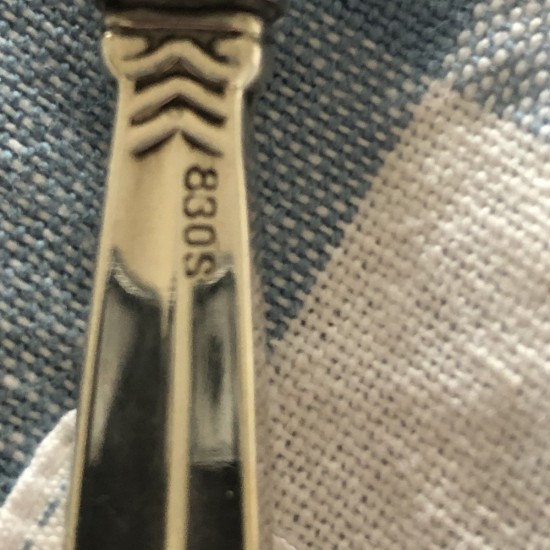 Skøn gammel børnekniv i sølv