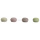 Pastel gul Fransk Deco Macaroon kage