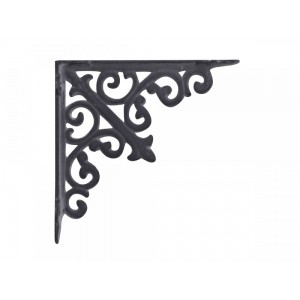 Hyldeknægt 15cm fransk lilje antique grå Hyldeknægt 15cm fransk lilje antique grå