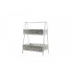 Flot Opsats med 2 kurve antique creme