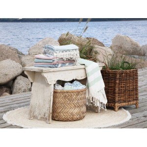 Fransk Bænk B80cm Creme