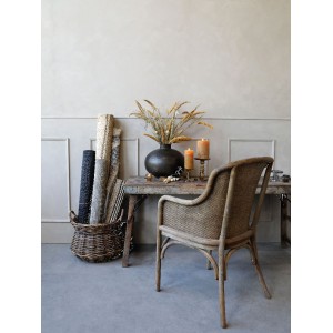 Fransk Stol med flet H91cm Natur Fransk Stol med flet H91cm Natur