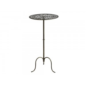 Plantebord med dekor H60cm Messing Plantebord med dekor H60cm Messing