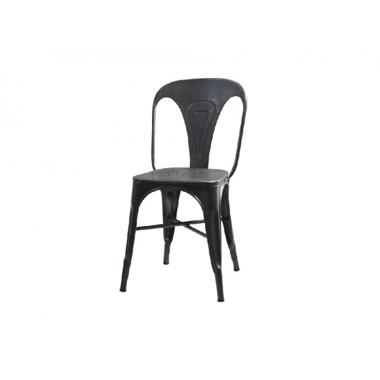 Factory Spisestol Sort H86cm Sæt a 2 Factory Spisestol Sort H86cm Sæt a 2