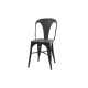 Factory Spisestol Sort H86cm Sæt a 2 Factory Spisestol Sort H86cm Sæt a 2