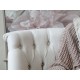 Fransk sofa i hørstof 2 personer 110cm Hør Fransk sofa i hørstof 2 personer 110cm Hør