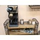 Hylde med 6 aftagelige kasser H58cm Sort Hylde med 6 aftagelige kasser H58cm Sort