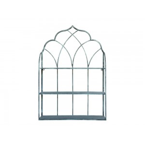 Reol med 3 hylder til ophæng på væg B60cm H87cm Zink