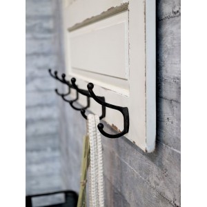 Knagerække med 5 knager og 1 hylde 81 cm