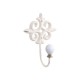 Knage med dekor og knob H13cm Knage med dekor og knob H13cm
