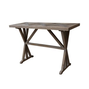 Fransk Bord i genbrugstræ 46x117cm Fransk Bord i genbrugstræ 46x117cm