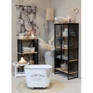 Vitrineskab med 4 hylder H160cm Vence