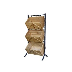 Holder med 3 trækasser Reol H104cm