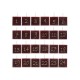 Kalenderlys antique cherry 24 stk med nummer 1-24 H3.5cm Kalenderlys antique cherry 24 stk med nummer 1-24 H3.5cm
