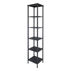 Reol med 5 hylder H212cm B42cm