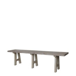 Bænk i genbrugstræ B180cm Bænk i genbrugstræ B180cm