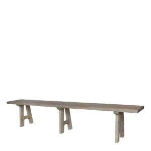 Bænk i genbrugstræ B240cm Bænk i genbrugstræ B240cm