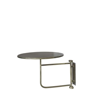 Rund metal hylde drejelig Ø30cm