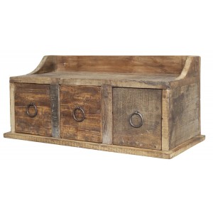 Grimaud Hylde med 3 skuffer H15xL36cm