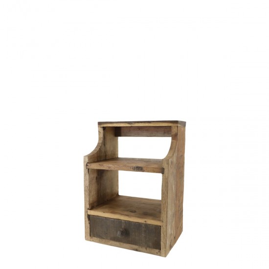 Grimaud lille Reol med 2 hylder og 1 skuffe H43cm Grimaud lille Reol med 2 hylder og 1 skuffe H43cm