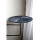Rund metal hylde drejelig Ø35cm Kulfarvet Rund metal hylde drejelig Ø35cm Kulfarvet