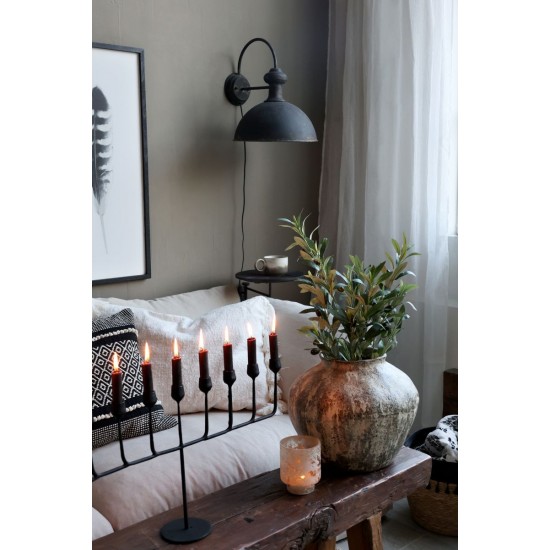 Rund svingbar hylde kulfarvet Ø30cm Rund svingbar hylde kulfarvet Ø30cm