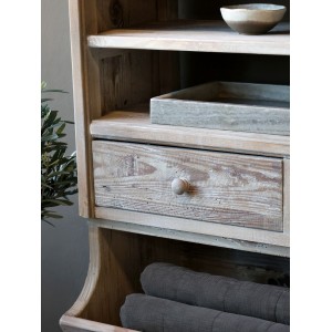 Reol med hylder og skuffer H222cm