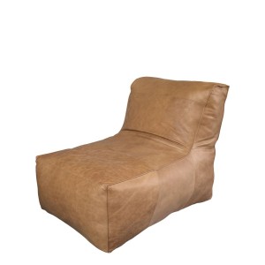 Loungestol i læder L103cm