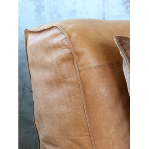 Loungestol i læder L103cm