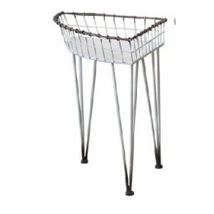 Bord med fil de fer H50cm creme Bord med fil de fer H50cm creme
