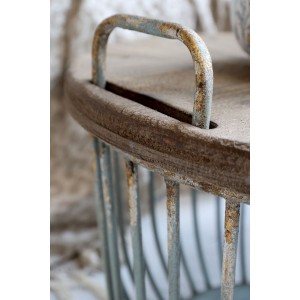 Sofabord med trælåg sæt af 2 Ø48-57cm