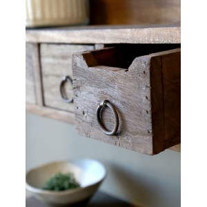 Grimaud Hylde med 3 skuffer B36cm