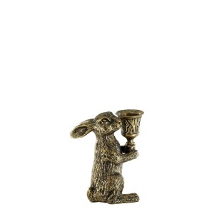 Lysestage Kanin Metal H12cm Lysestage Kanin Metal H12cm