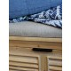 Bænk med hynde og 2 vippeskuffer B110cm Bænk med hynde og 2 vippeskuffer B110cm