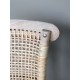 Fransk Barstol med fletsæde og ryg H92cm