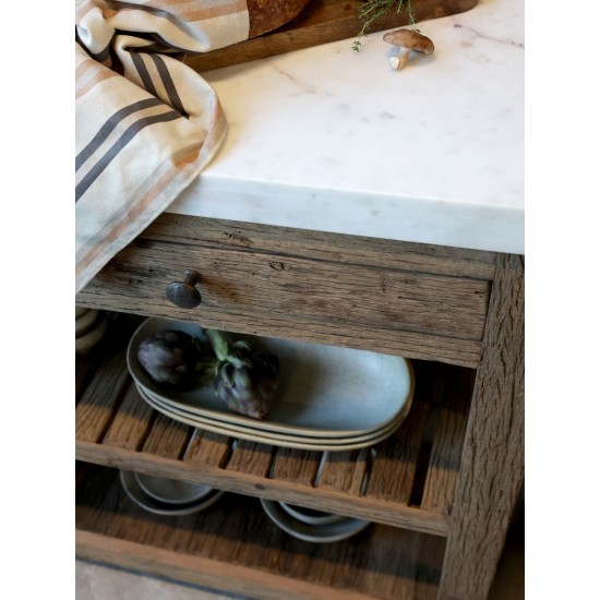 Grimaud Anretterbord med marmorplade  B130cm