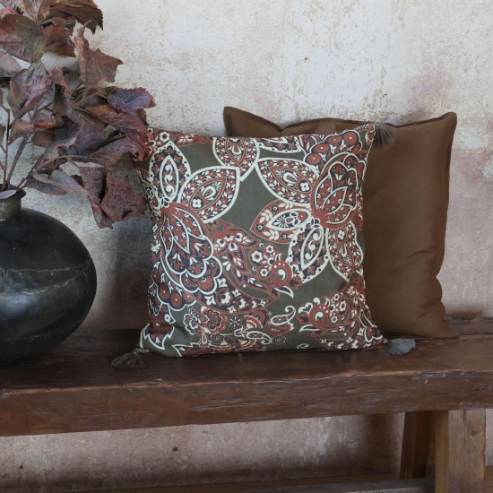 Pudebetræk Aix med kvaster 50x50cm